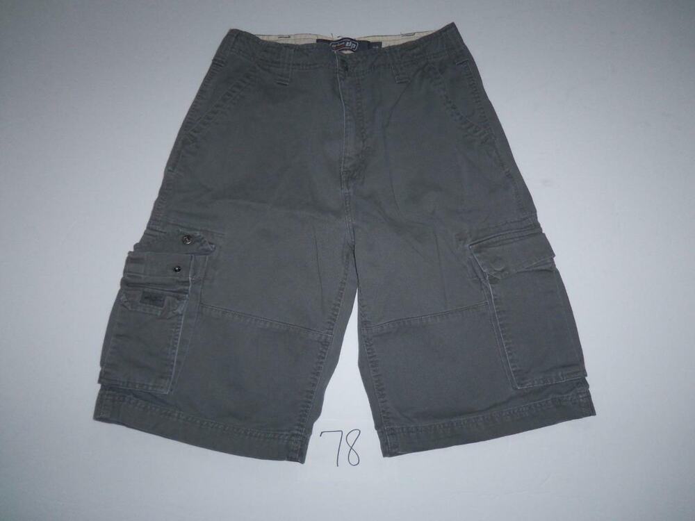 Urban Up Cargo Shorts Size 18R Gray Boys -022078